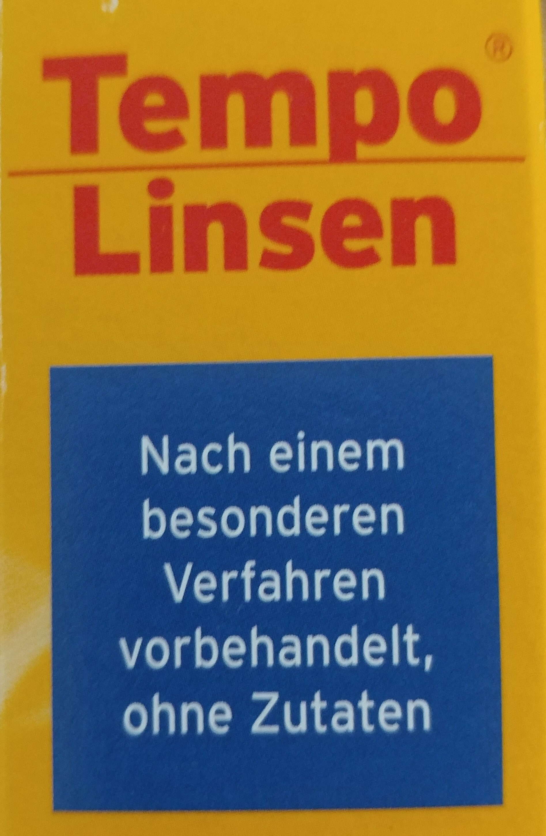 Linsen, Tempo - Ingredients - de