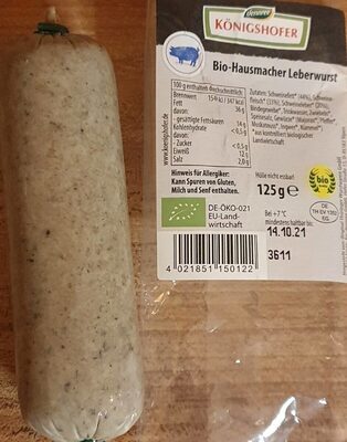 Bio-Hausmacher Leberwurst - Produkt