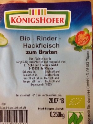 Rinderhackfleisch Bio - Produkt