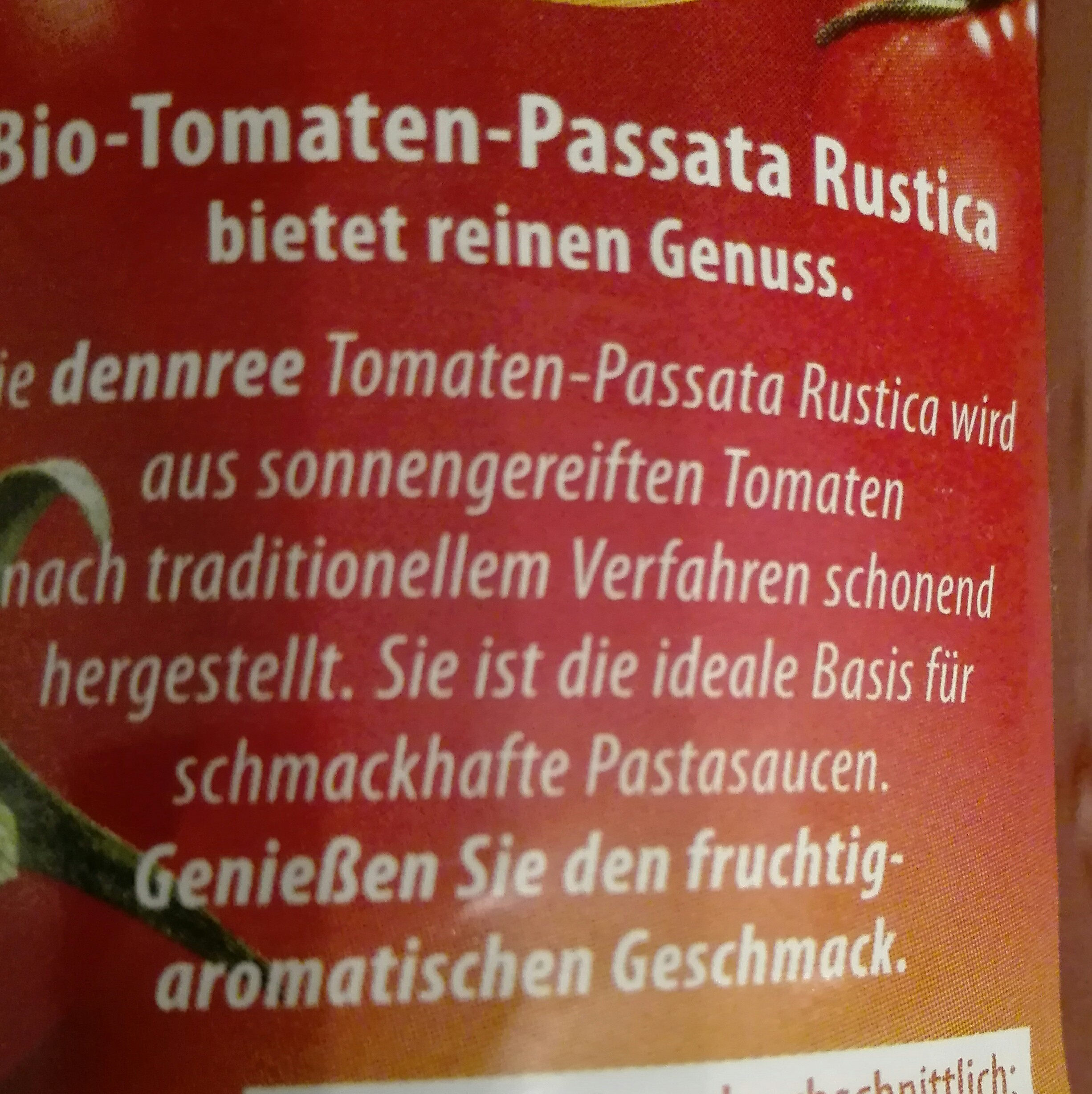 Tomaten-Passata Rustica - Zutaten