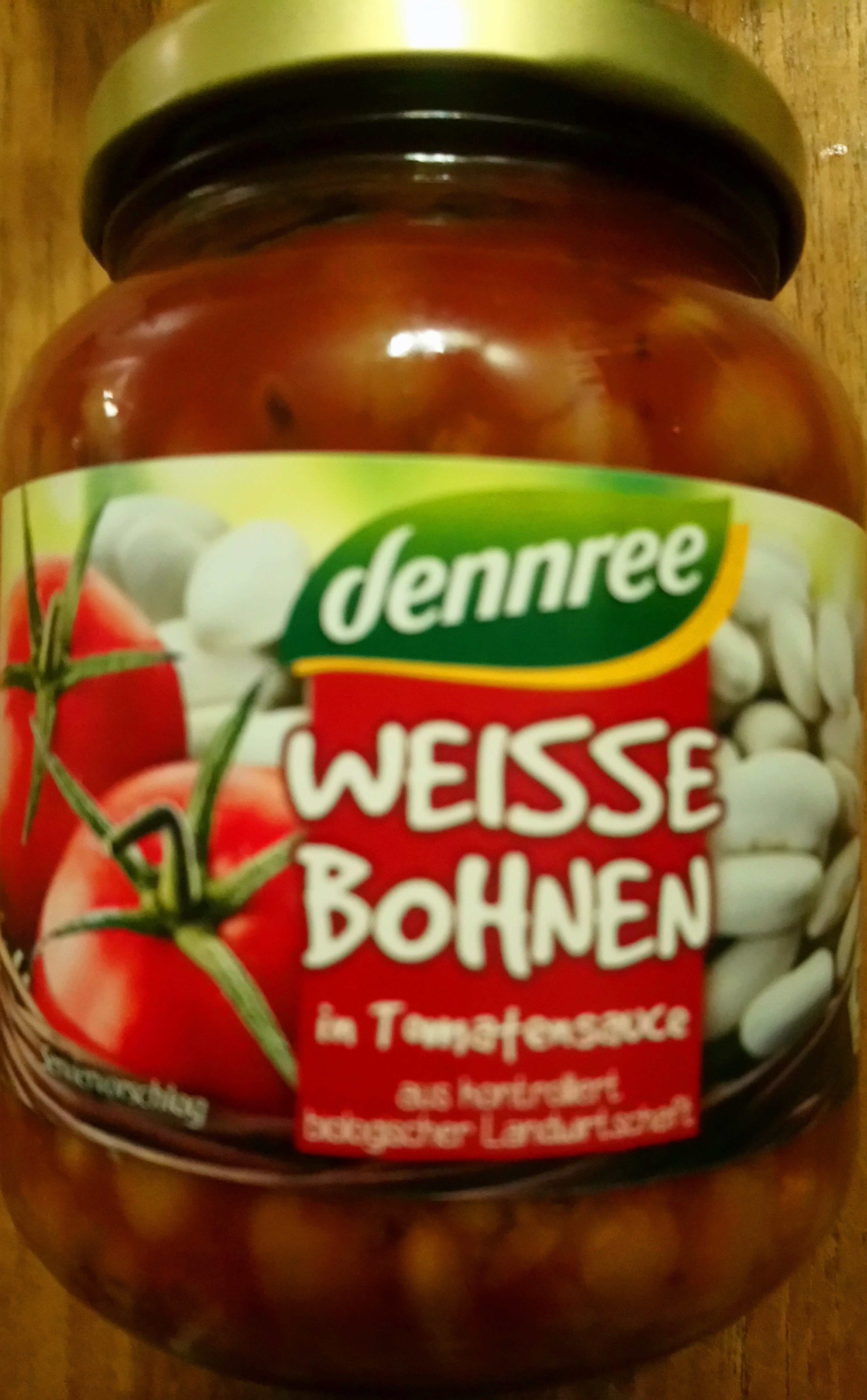 Weisse Bohnen in Tomaten Soße - Produkt