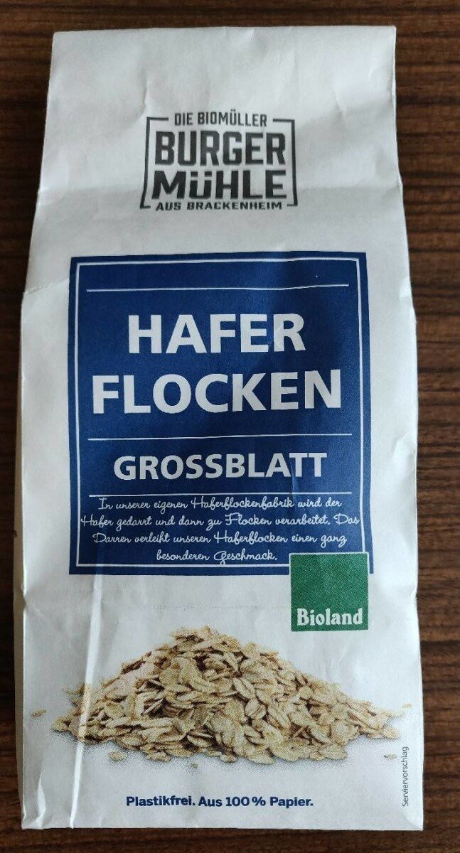 Haferflocken Grossblatt - Produkt