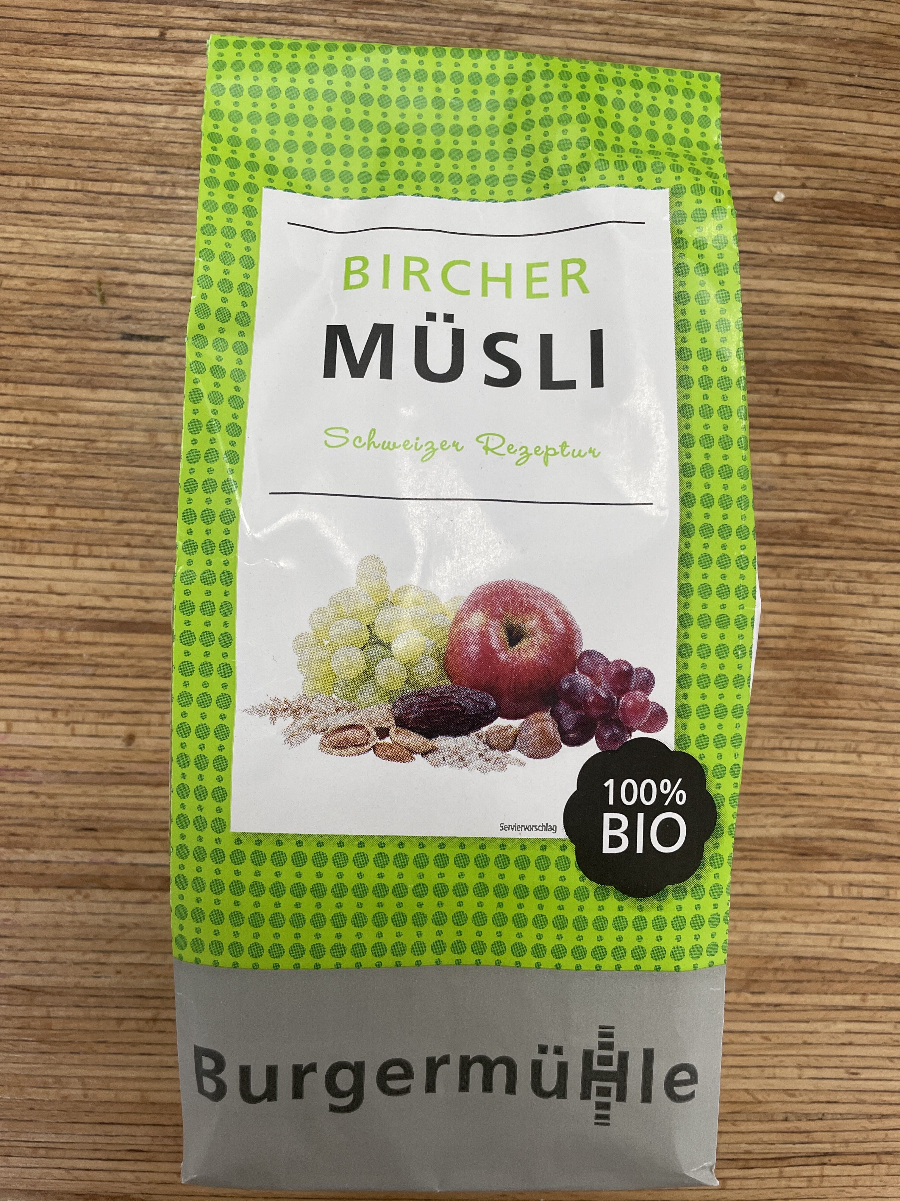 Bircher Müsli - Produkt - en