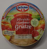 Pfirsich-Himbeer Grütze - Product