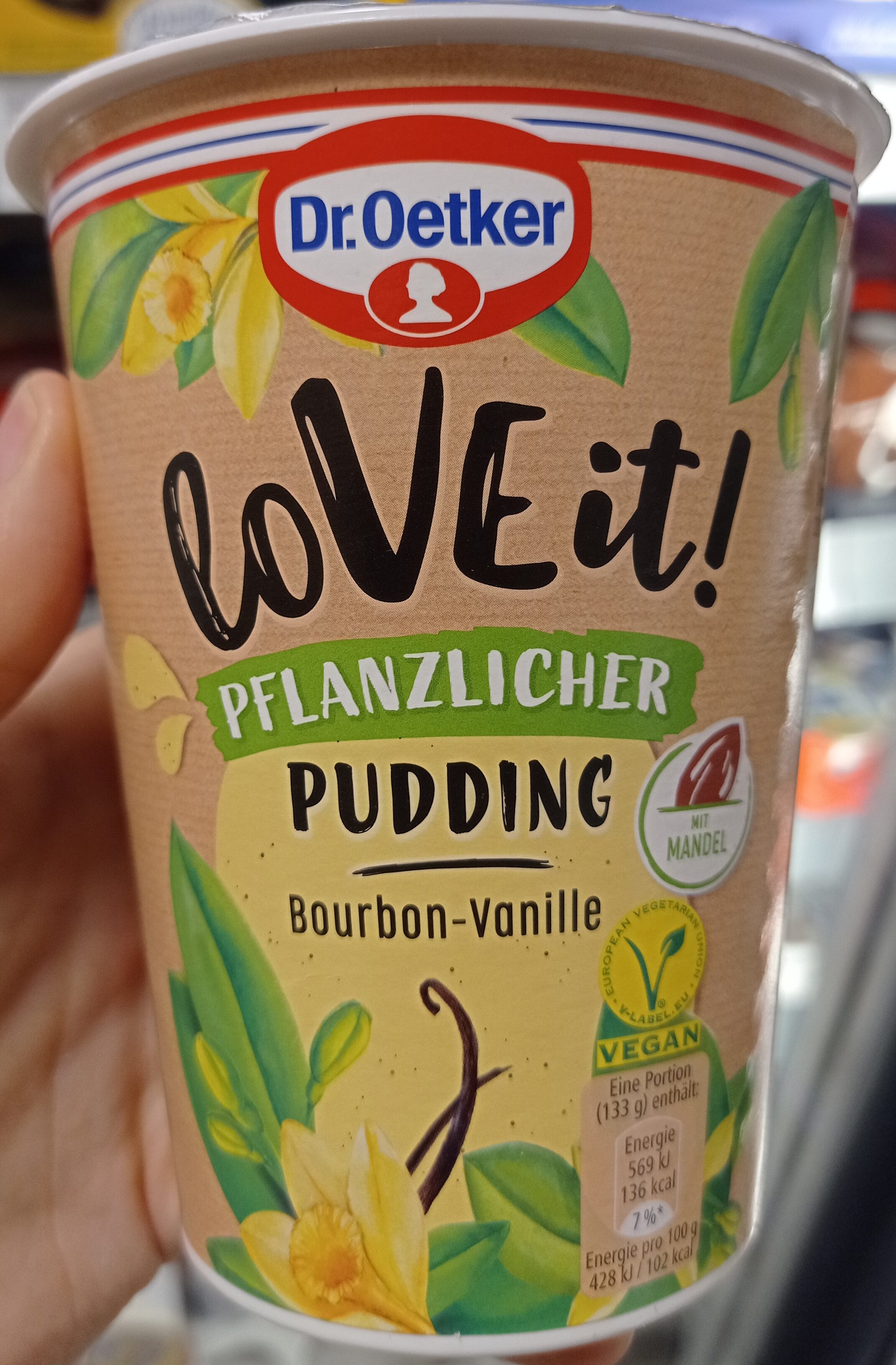 Pflanzlicher Pudding - Vanille - Produkt