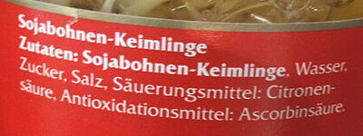 Sojabohnen Keimlinge - Ingredientes - de
