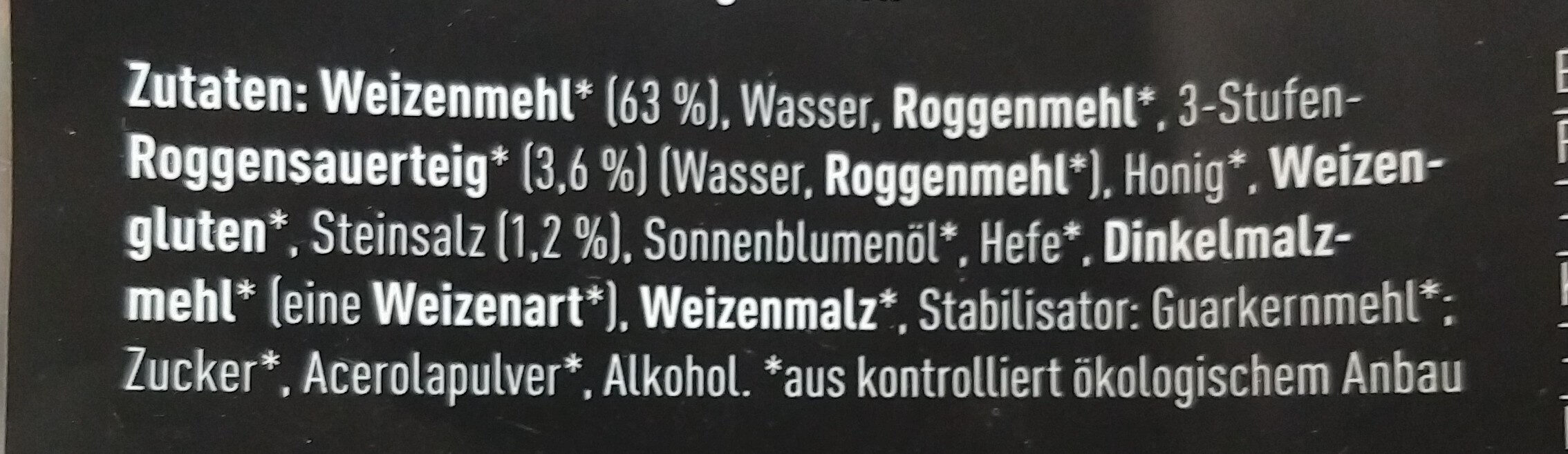 Rhönweck - Ingredienser - de