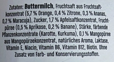 Fruchtbuttermilch - Multivitamin - Ingredients - de