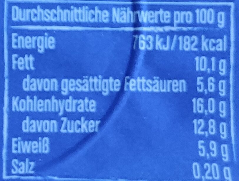 Joghurt m.d. Ecke - Voedingswaarden - de