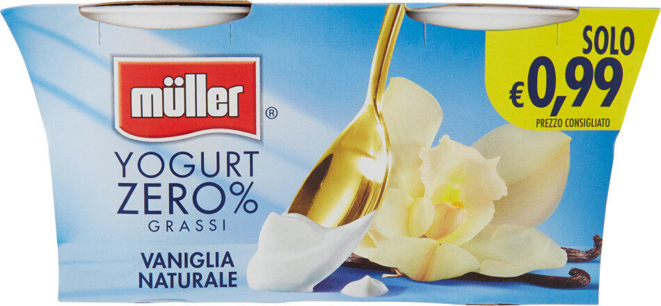 Yogurt zero grassi vaniglia naturale - Produit