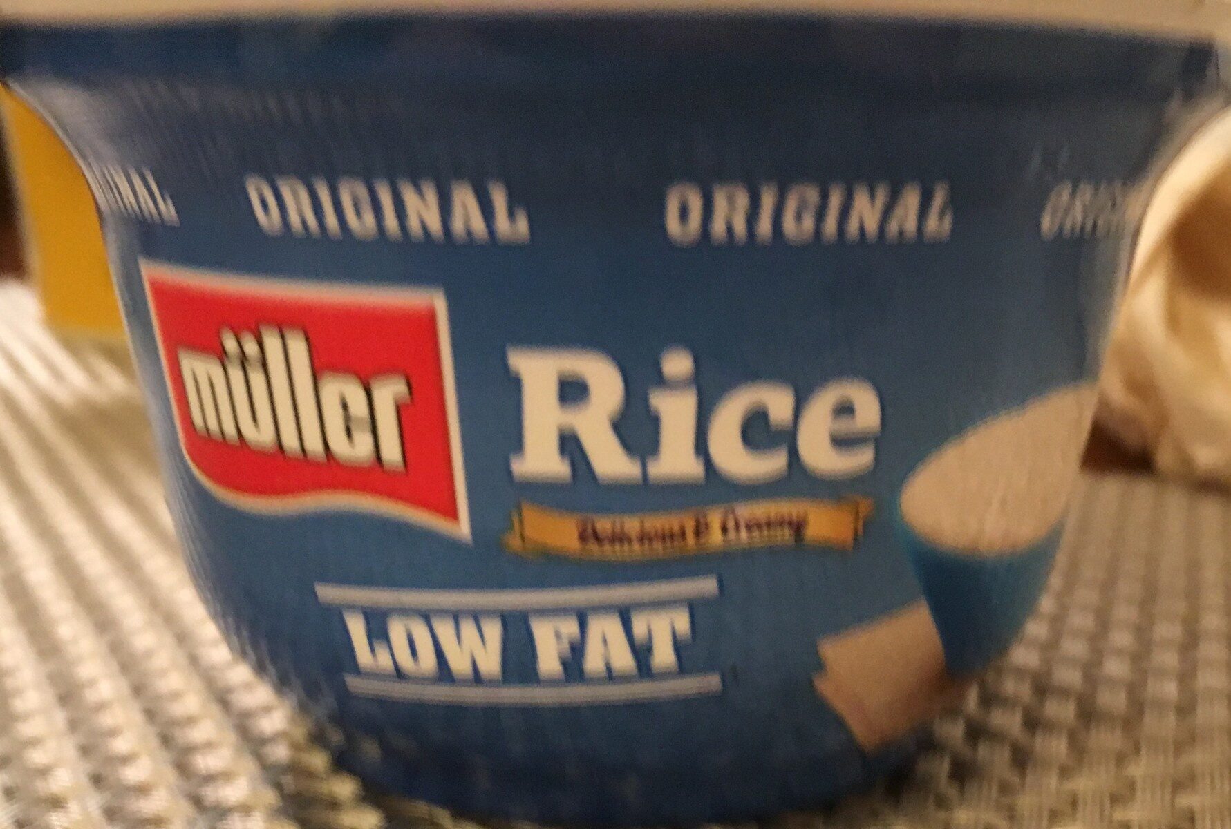 Muller Rice Original Low Fat Dessert - Produkt - en