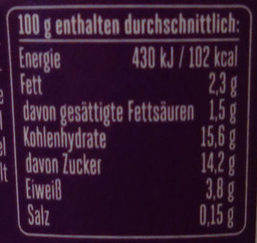 Froop Apfel-Pflaume - Nutrition facts - de