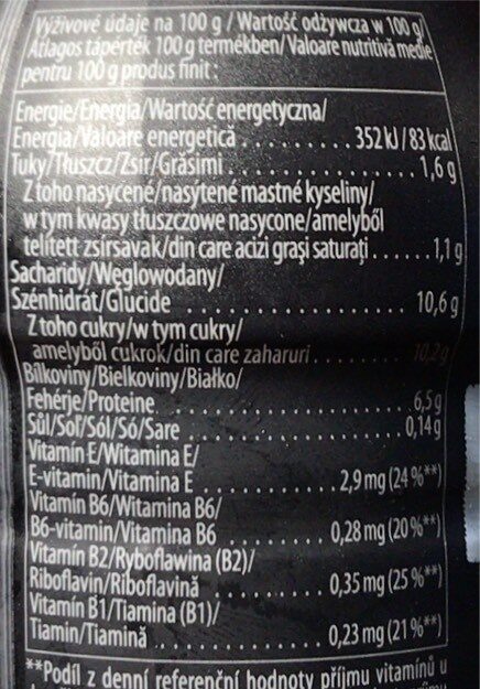 Müllermilch PROTEIN - Nutrition facts - pl