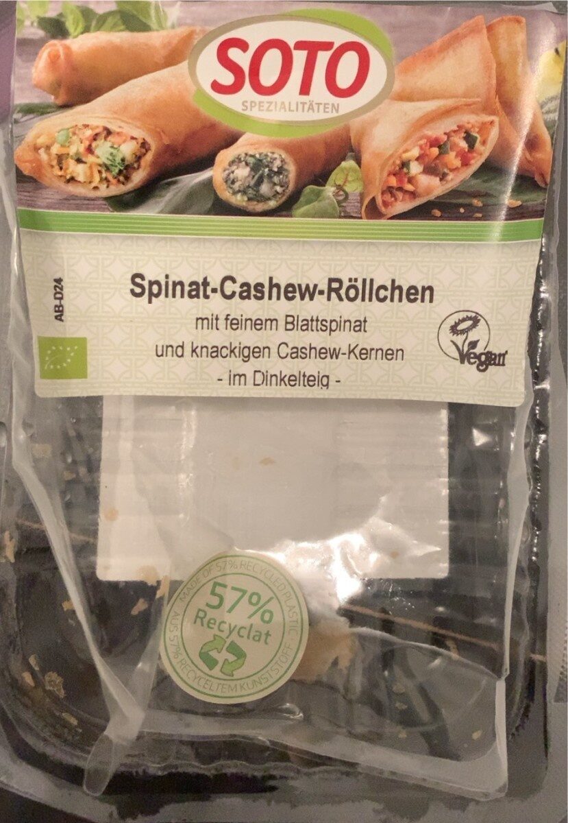 Spinat-Cashew-Röllchen - Produit