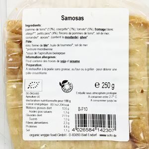 Samosas - Ingrédients