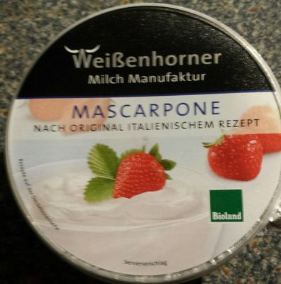 Mascarpone (Bio) - Produit