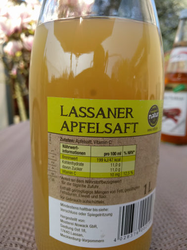 Lassaner Apfelsaft - Ingrediënten - de