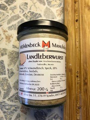 Landleberwurst - Produkt