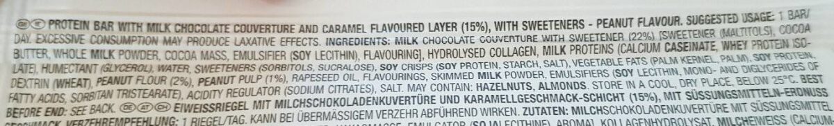 Protein Bar Deluxe Chocolate Peanut Butter - Ingredients - de