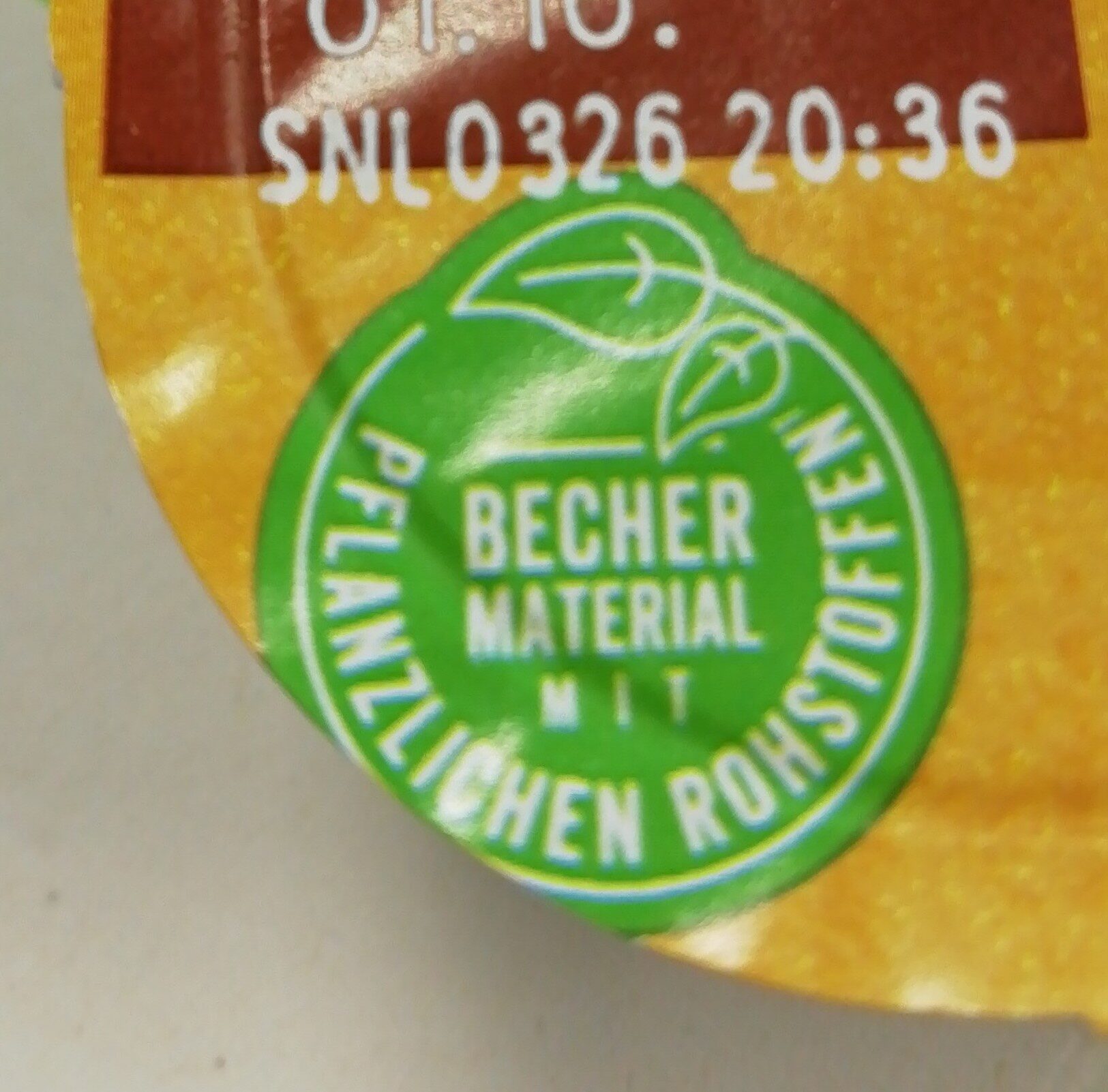 Joguhrt mit der Ecke - Schoko-Flakes - Recycling instructions and/or packaging information - de
