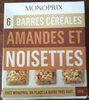 6 barres céréales amandes et noisettes - Produkt