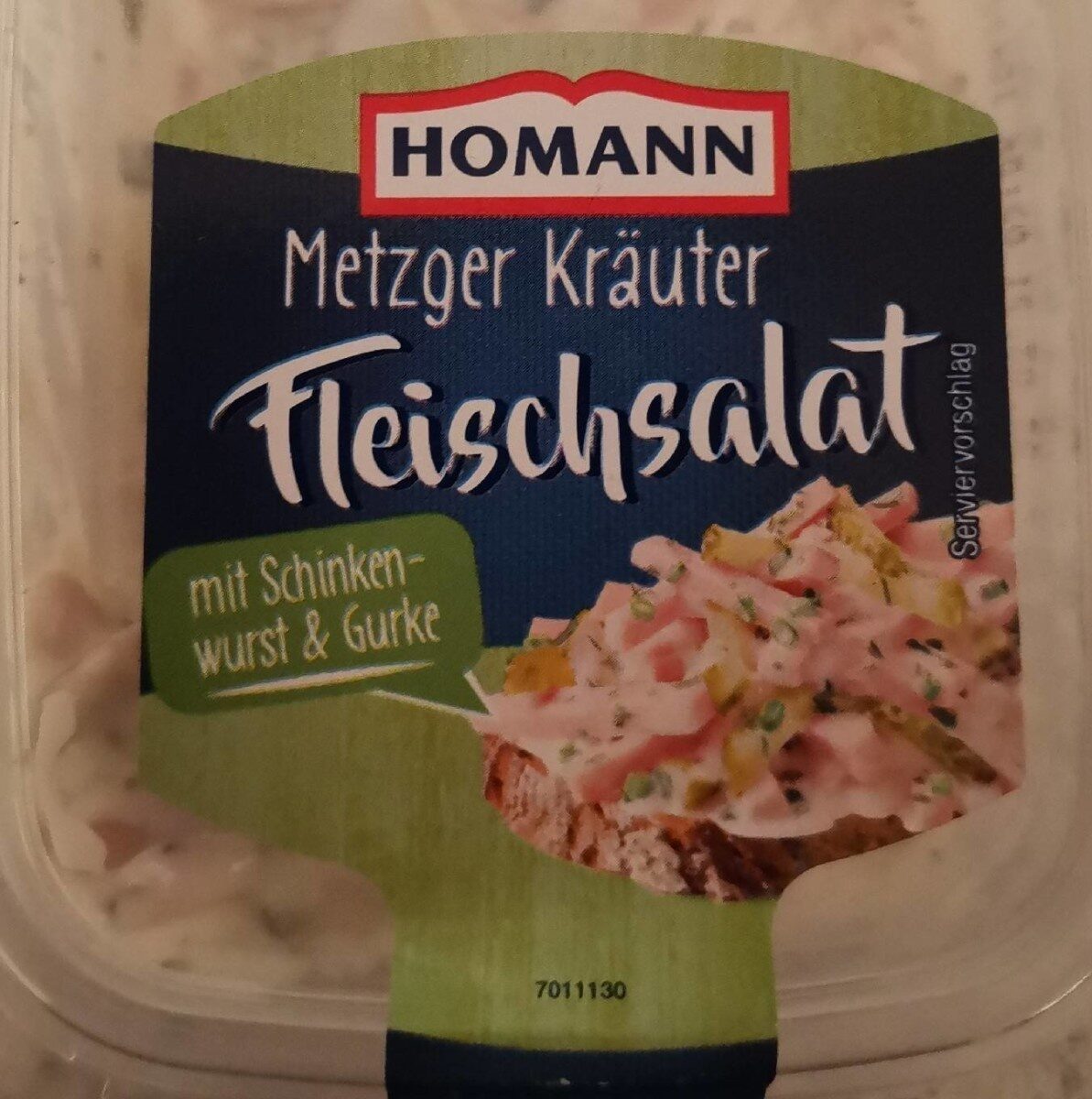 Homann Metzger Kräuter Fleischsalat - Product - de