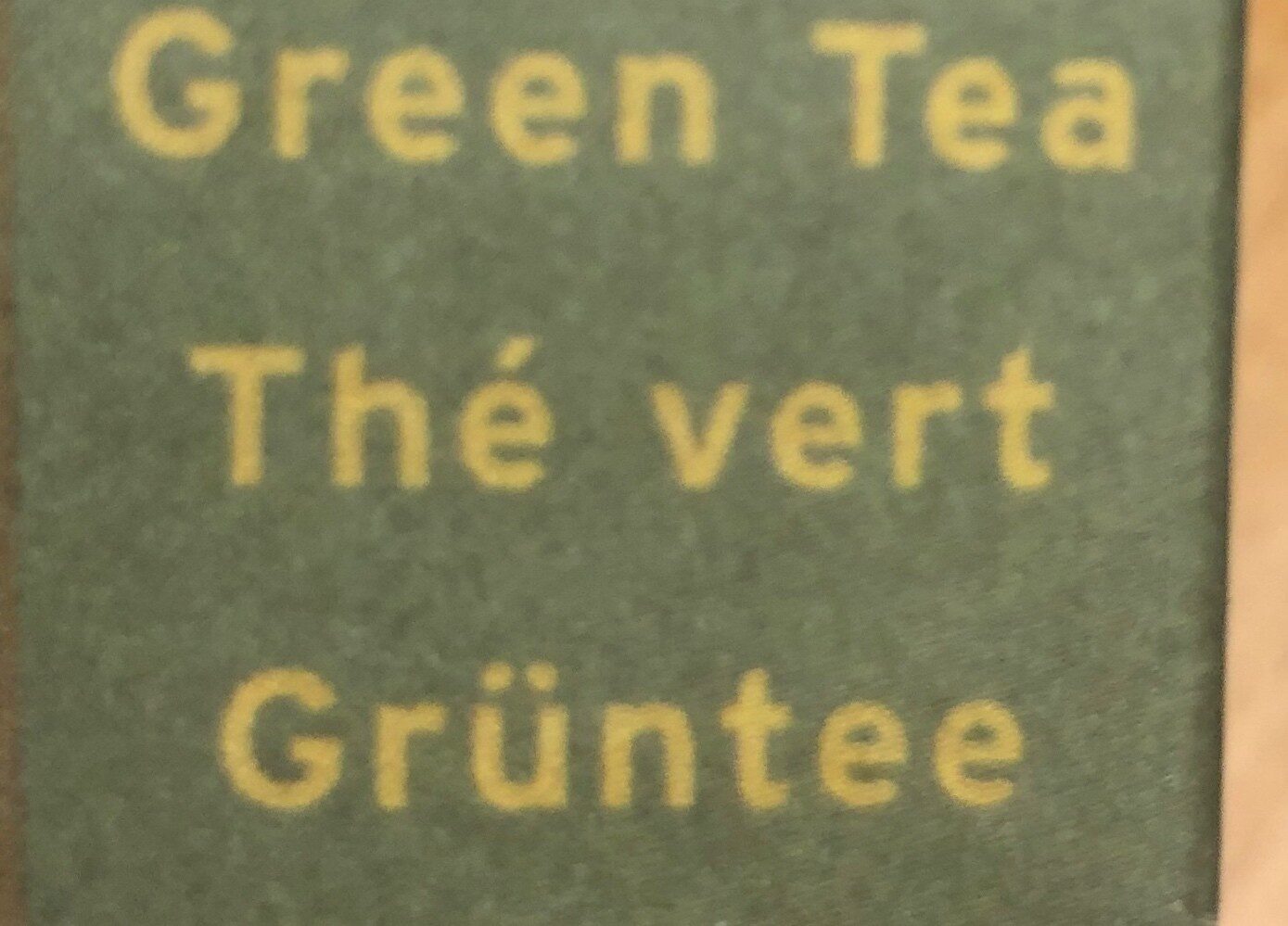 Thé vert - Ingredients - fr