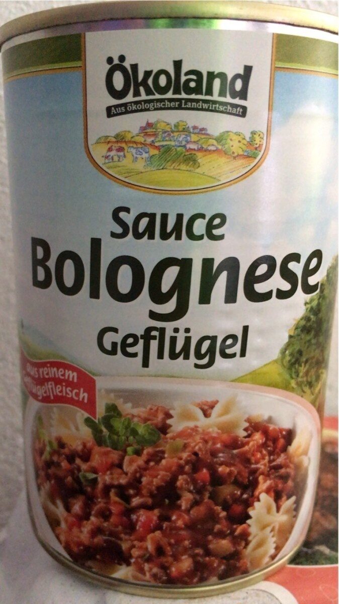 Sauce Bolognese Geflügel Ökoland - Produkt - en