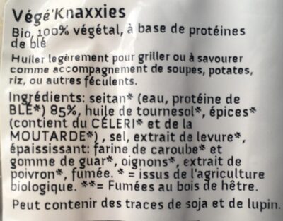 Végé'Knaxxie - Ingredienser - fr