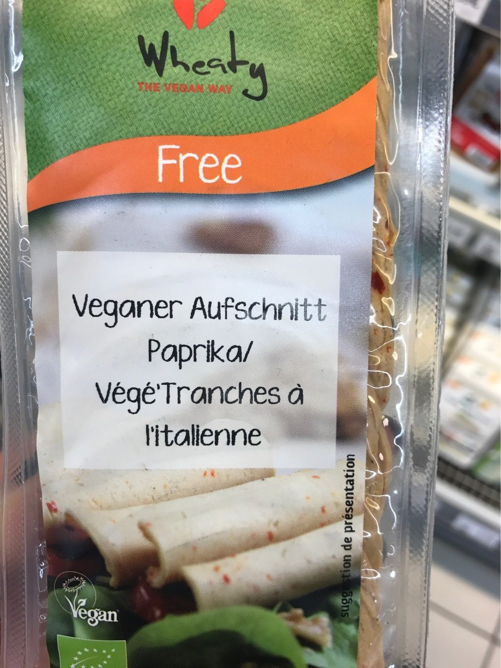 Veganer Aufschnitt Paprika - Produkt - fr