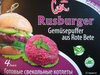 Rusburger Gemüsepuffer aus Rote Bete - Produkt