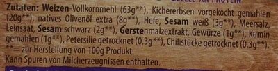 Kichererbsen Falafel - Ingredients - de