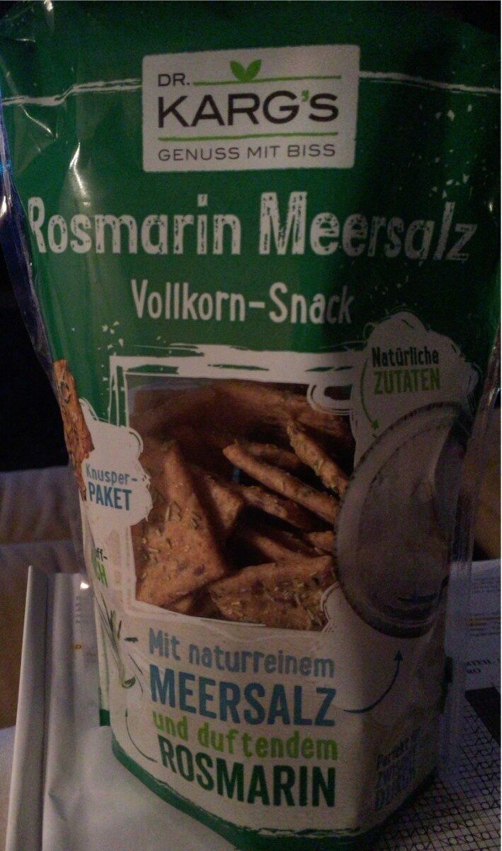 Rosmarin Meersalz Vollkorn-Snack - Produkt - fr