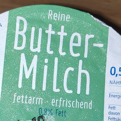 Buttermilch fettarm 0,8 % - Zutaten