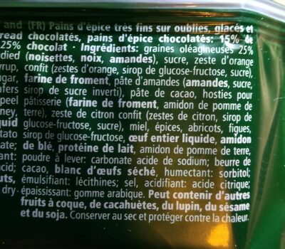 Nurnberger Mini-elisen - Ingredients - fr