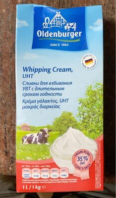 UHT Whipping Cream - Producto