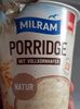 Porridge mit Vollkornhafer Natur - Produkt