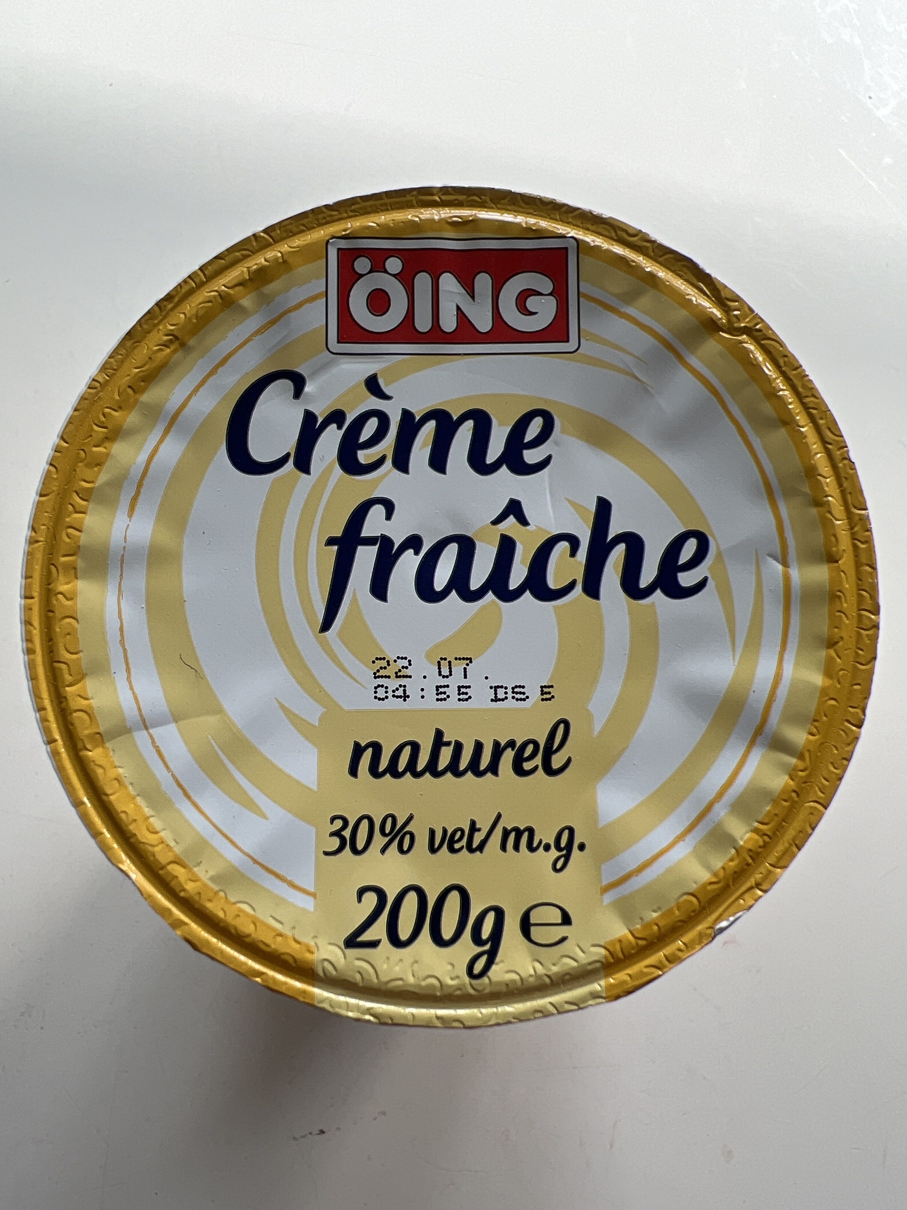 Crème fraiche naturel - Product
