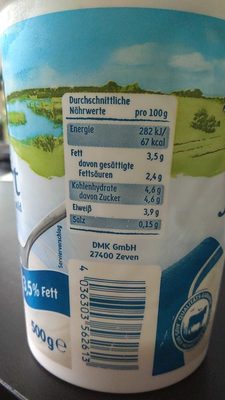 Milram cremiger Joghurt - Nutrition facts