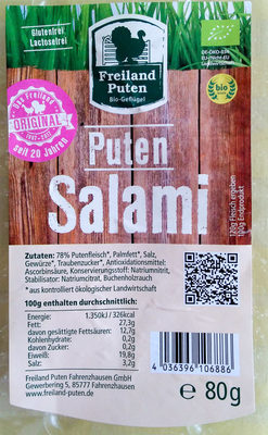 Puten Salami - Product - de