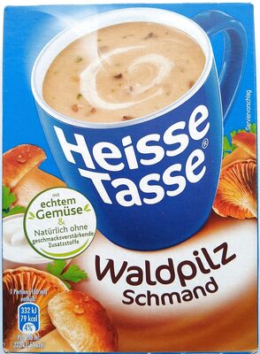 Heisse Tasse, Waldpilz Schmand Cremesuppe - Produkt