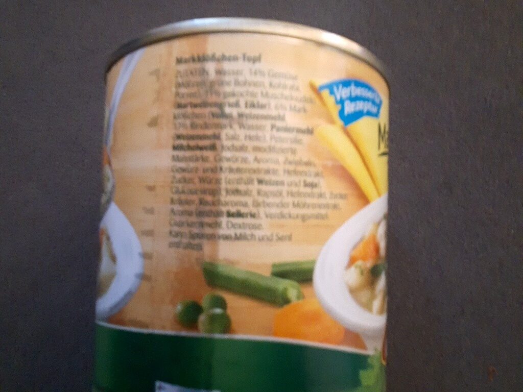 Markklößchen Topf - Ingredients - de