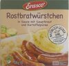 Rostbratwürstchen in Sauce mit Sauerkraut und Kartoffelpüree - Produkt