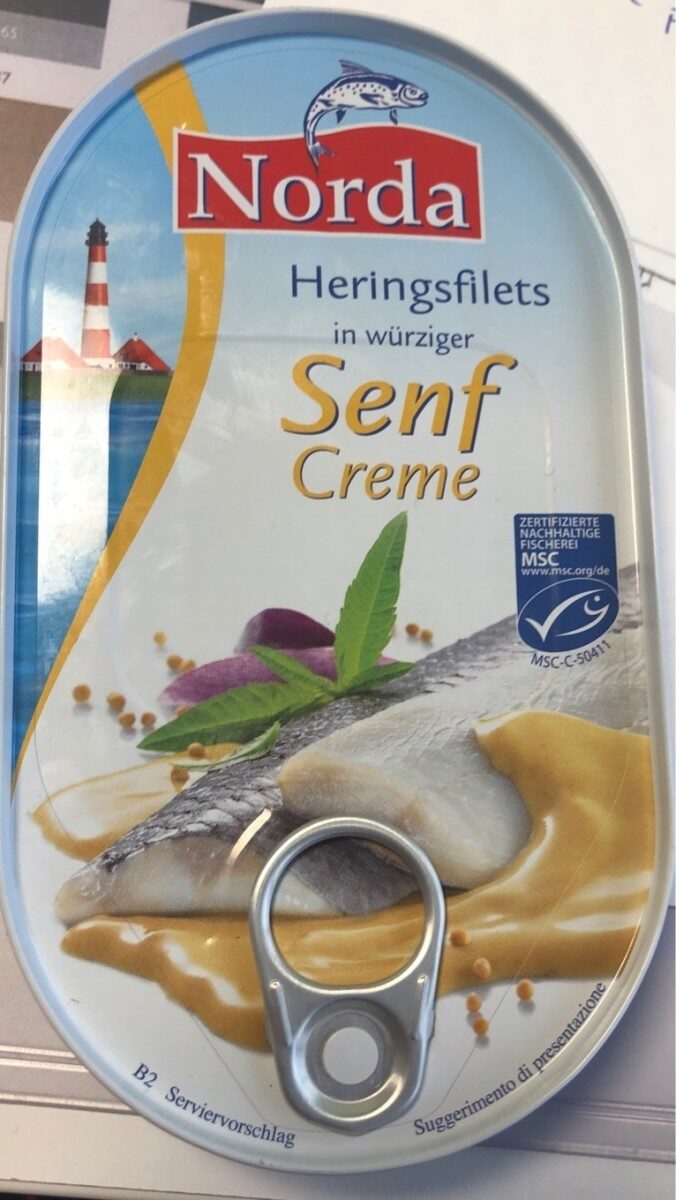 Heringsfilets in würziger Senf Creme - Produit