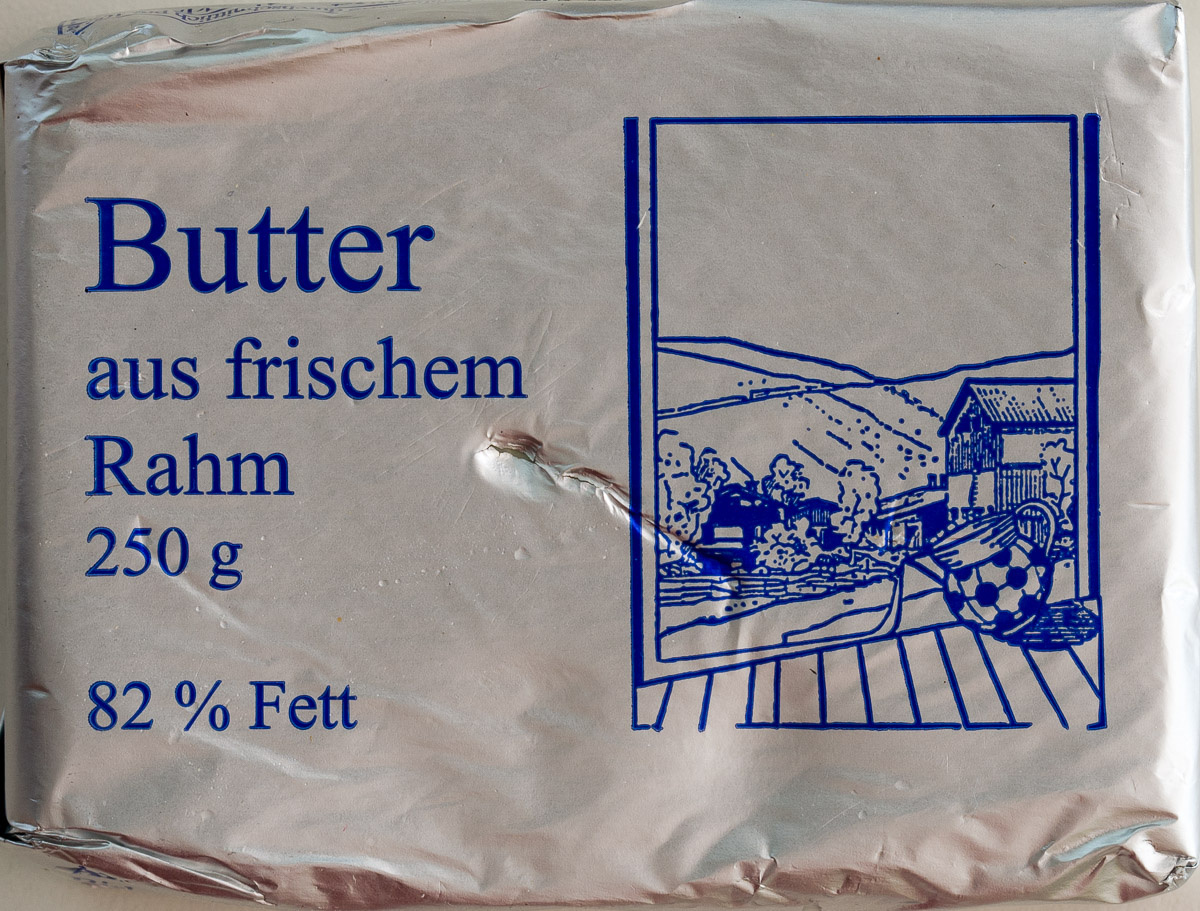 Butter aus frischem Rahm - Produkt