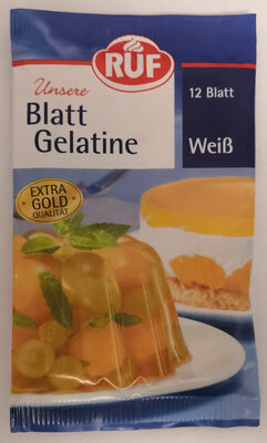 Blattgelatine, weiß - Produit - de