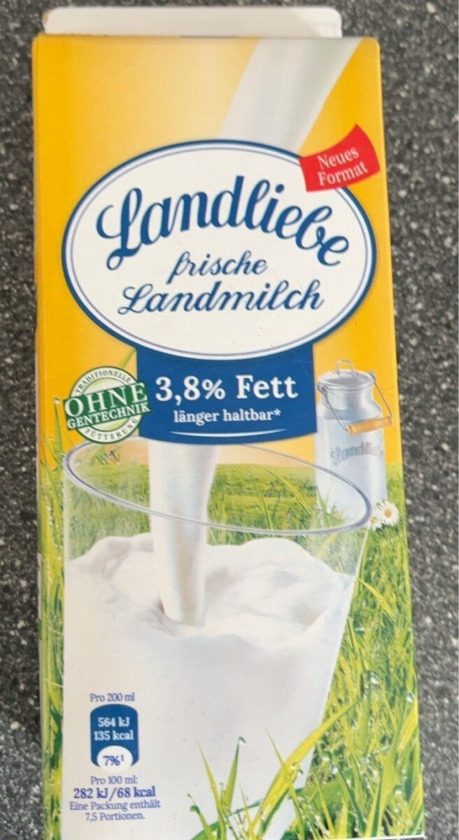 frische Landmilch 3,8% Fett länger haltbar - Produkt