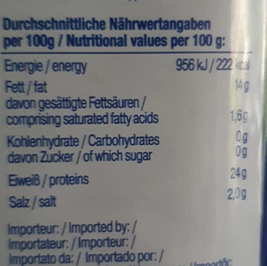 Thunfischstücke in Sonnenblumenöl - Nutrition facts - de