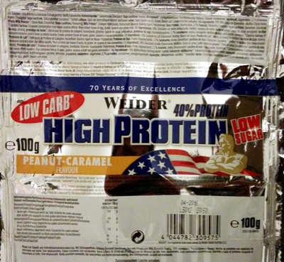 Low Carb, High Protein, Low Sugar, Peanut-Caramel Flavour - Produkt