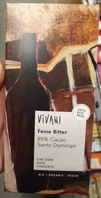 Feine Bitter 85% Cacao Santo Domingo - Product - de